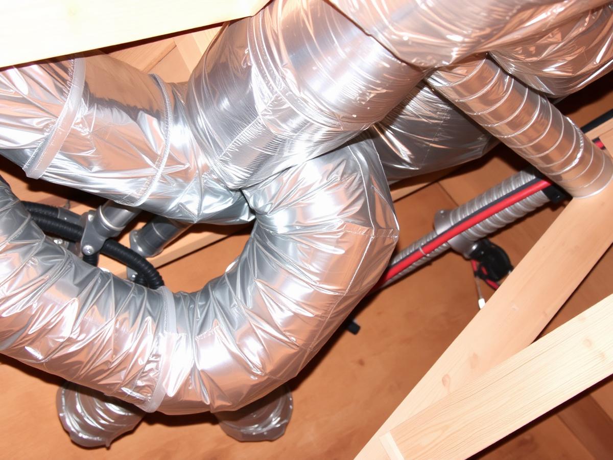 HVAC ductwork installation